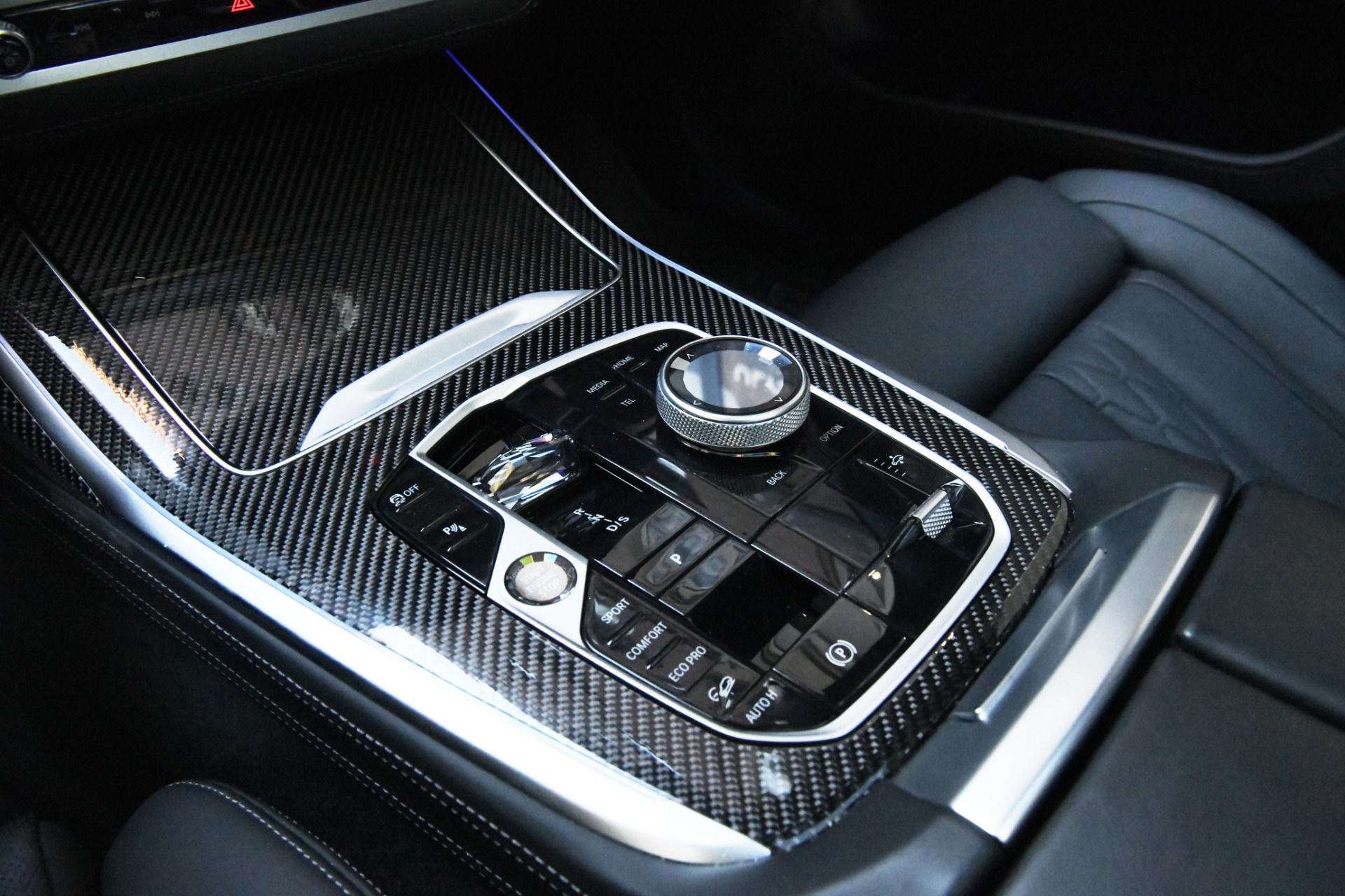 Audi R8 Carbon Fiber Double DIN Radio Custom Trim Bezel –