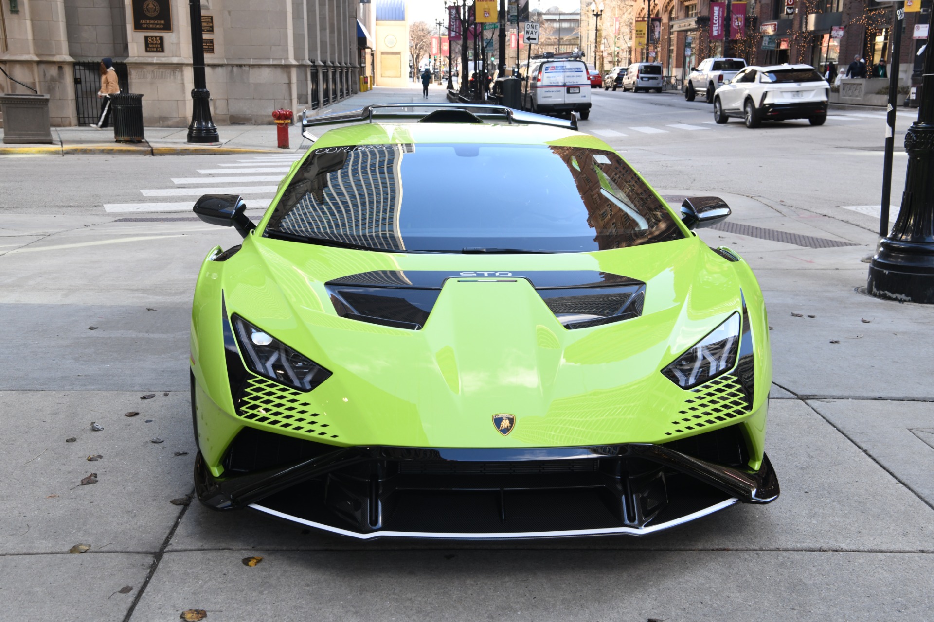 Used 2023 Lamborghini Huracan STO with VIN ZHWUA6ZX3PLA21798 for sale in Chicago, IL