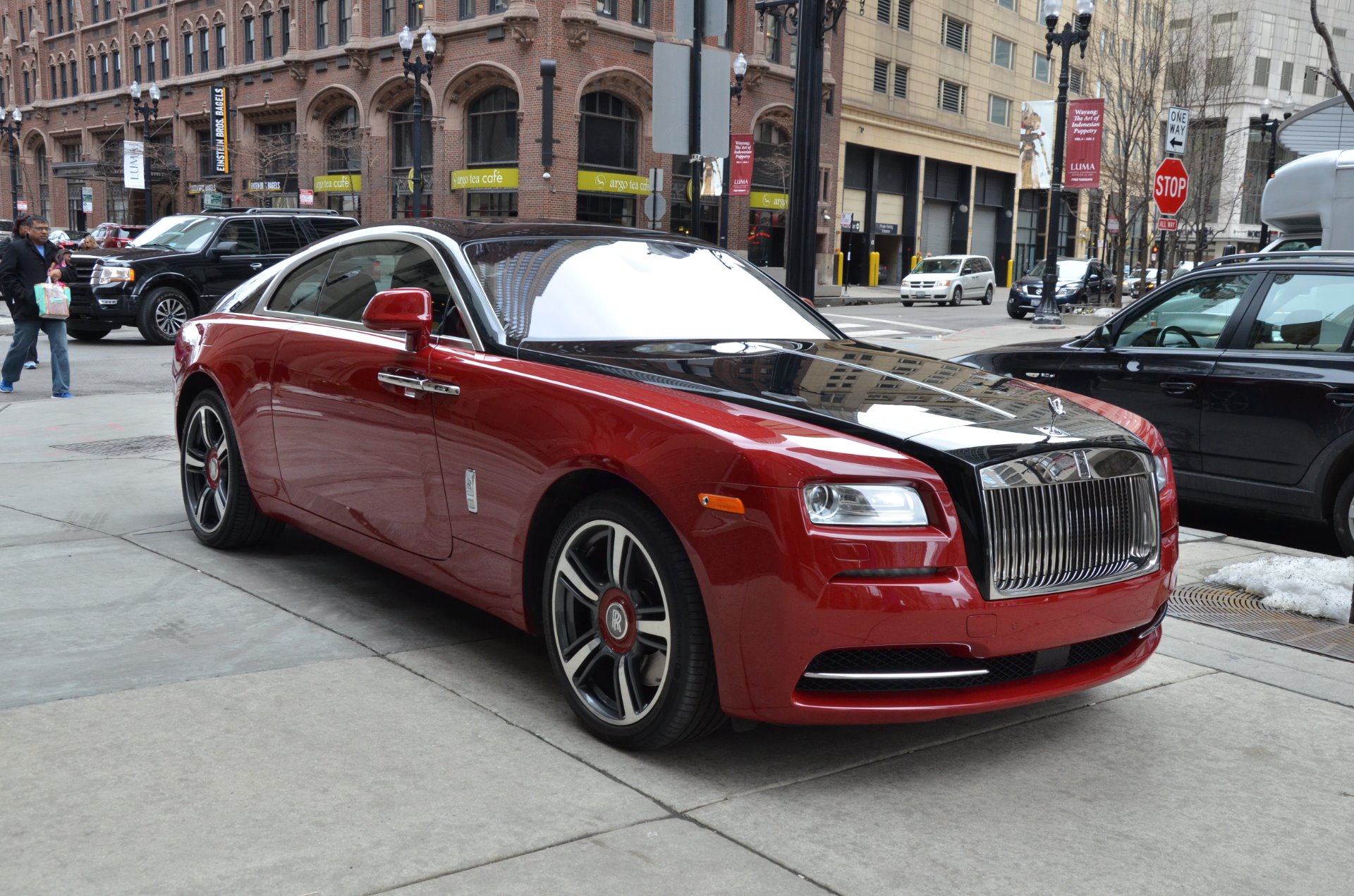 red rolls royce wraith for sale