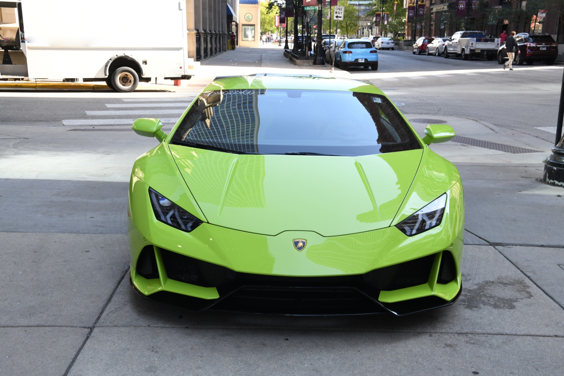 Used 2020 Lamborghini Huracan EVO with VIN ZHWUF4ZF9LLA14278 for sale in Chicago, IL