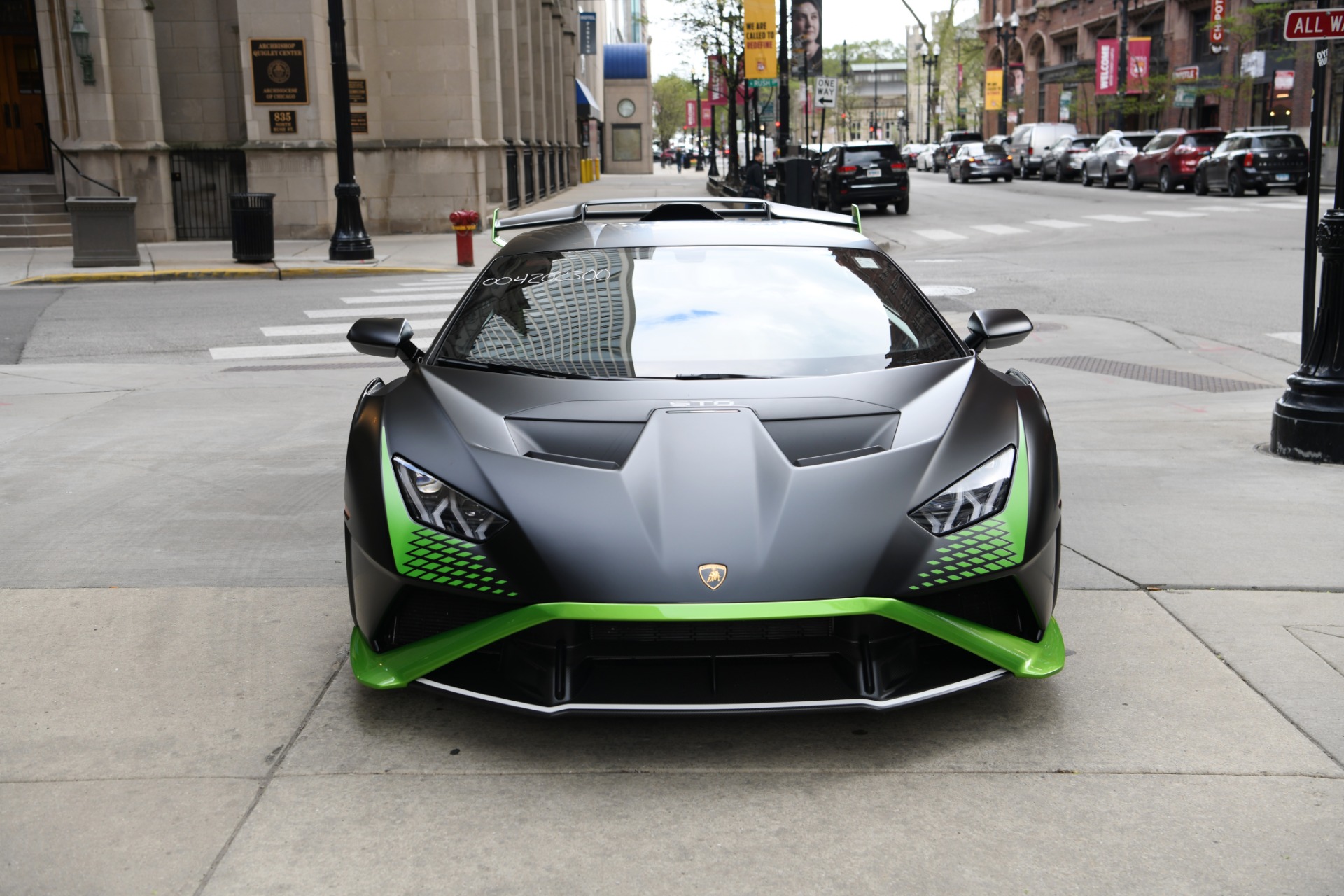 Used 2021 Lamborghini Huracan STO with VIN ZHWUA6ZX5MLA18008 for sale in Chicago, IL